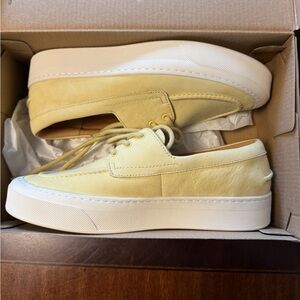 New Yellow Sperry Platform Shoes